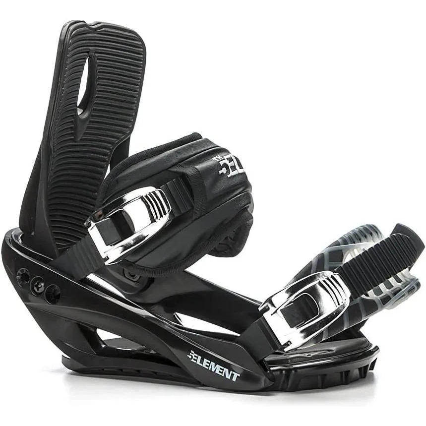 5th Element Stealth 3 Adult Snowboard Bindings for Men-Designed for New or Replacement Snowboards. Universal bindings disc and Hardware for Beginner to Intermediate Snowboard All-Mountain.