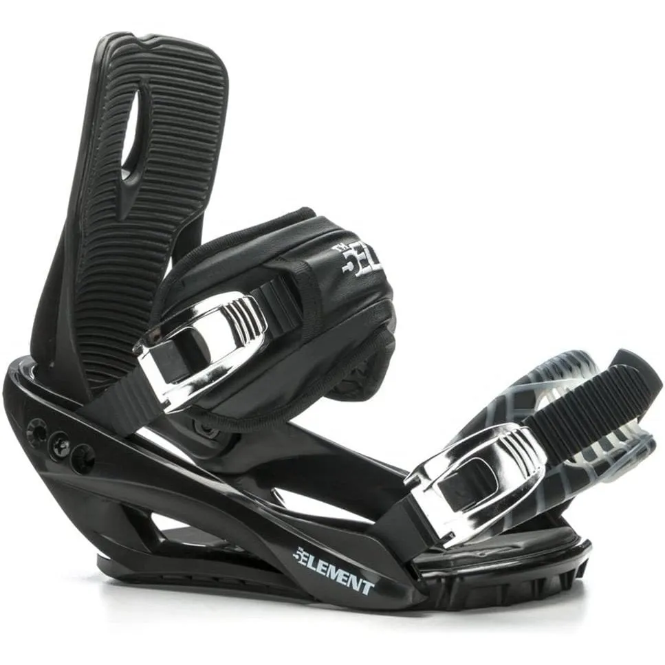 5th Element Stealth 3 Adult Snowboard Bindings for Men-Designed for New or Replacement Snowboards. Universal bindings disc and Hardware for Beginner to Intermediate Snowboard All-Mountain.