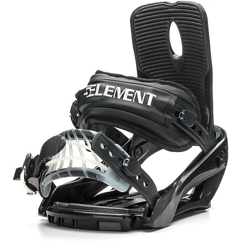 5th Element Stealth 3 Adult Snowboard Bindings for Men-Designed for New or Replacement Snowboards. Universal bindings disc and Hardware for Beginner to Intermediate Snowboard All-Mountain.