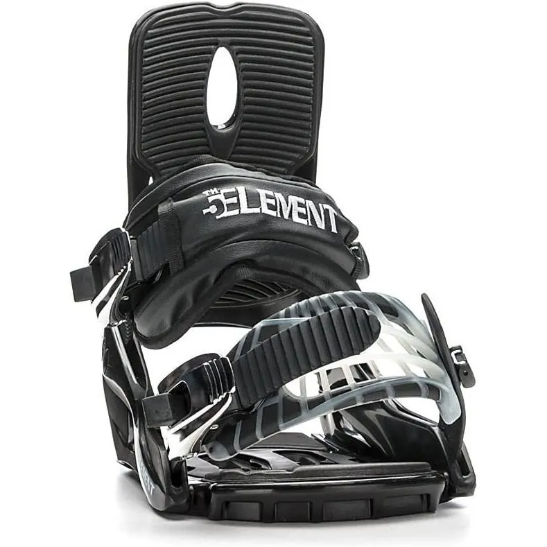 5th Element Stealth 3 Adult Snowboard Bindings for Men-Designed for New or Replacement Snowboards. Universal bindings disc and Hardware for Beginner to Intermediate Snowboard All-Mountain.