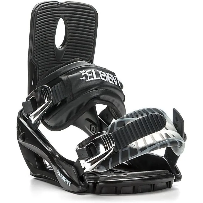 5th Element Stealth 3 Adult Snowboard Bindings for Men-Designed for New or Replacement Snowboards. Universal bindings disc and Hardware for Beginner to Intermediate Snowboard All-Mountain.