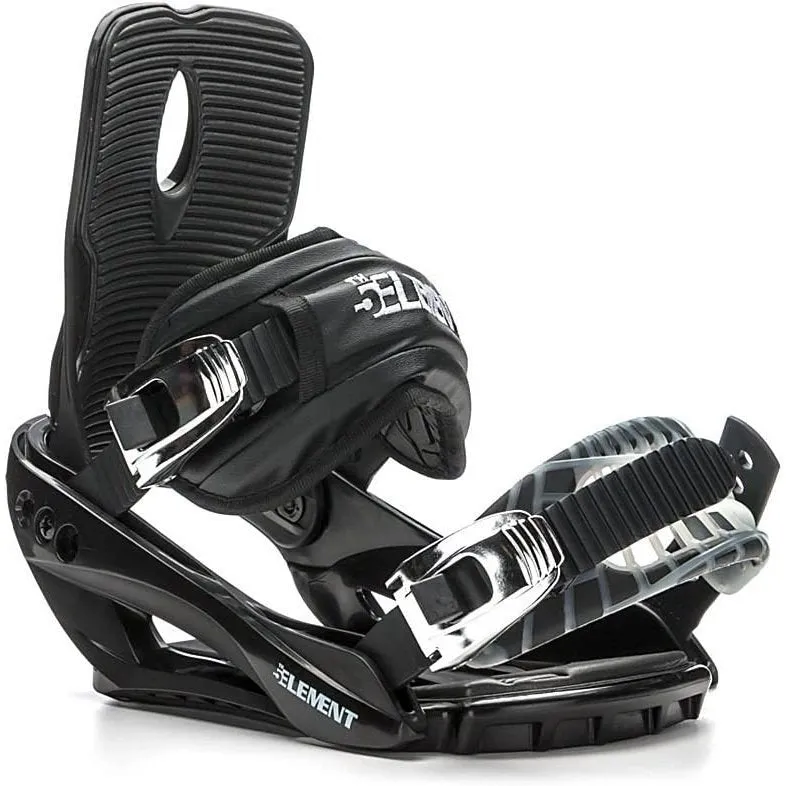 5th Element Stealth 3 Adult Snowboard Bindings for Men-Designed for New or Replacement Snowboards. Universal bindings disc and Hardware for Beginner to Intermediate Snowboard All-Mountain.