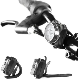 Ascher USB Rechargeable Bike Light Set