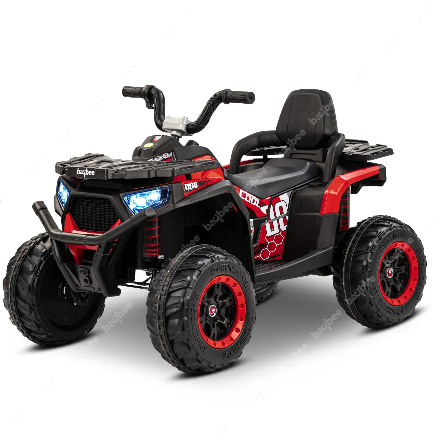 Baybee Adventura ATV Rechargeable Battery-Operated Ride on Bike for Kids Bike with Light, USB, Music.