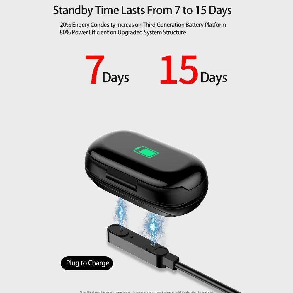 Built-in Wireless Bluetooth Earphones