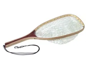 Deluxe Wood Clear Rubberized Trout Net