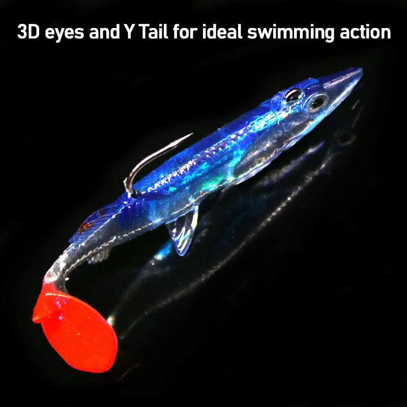 Dr.Fish 3pcs Bionic Fishing Soft lure 8cm/6g