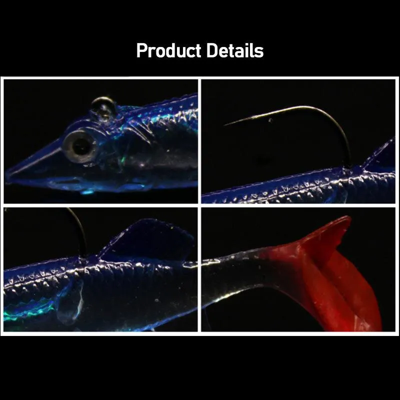 Dr.Fish 3pcs Bionic Fishing Soft lure 8cm/6g