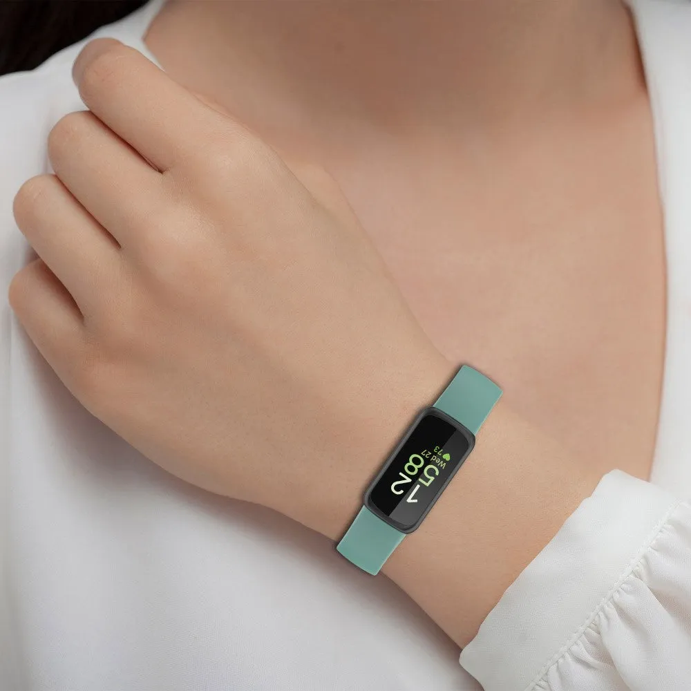 Fitbit Inspire 3 replacement sports bracelet made of silicone (joint circumference: 180-230mm) - white