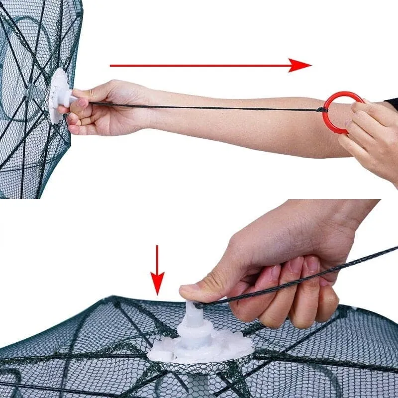 Folding Portable Automatic Fishing Net