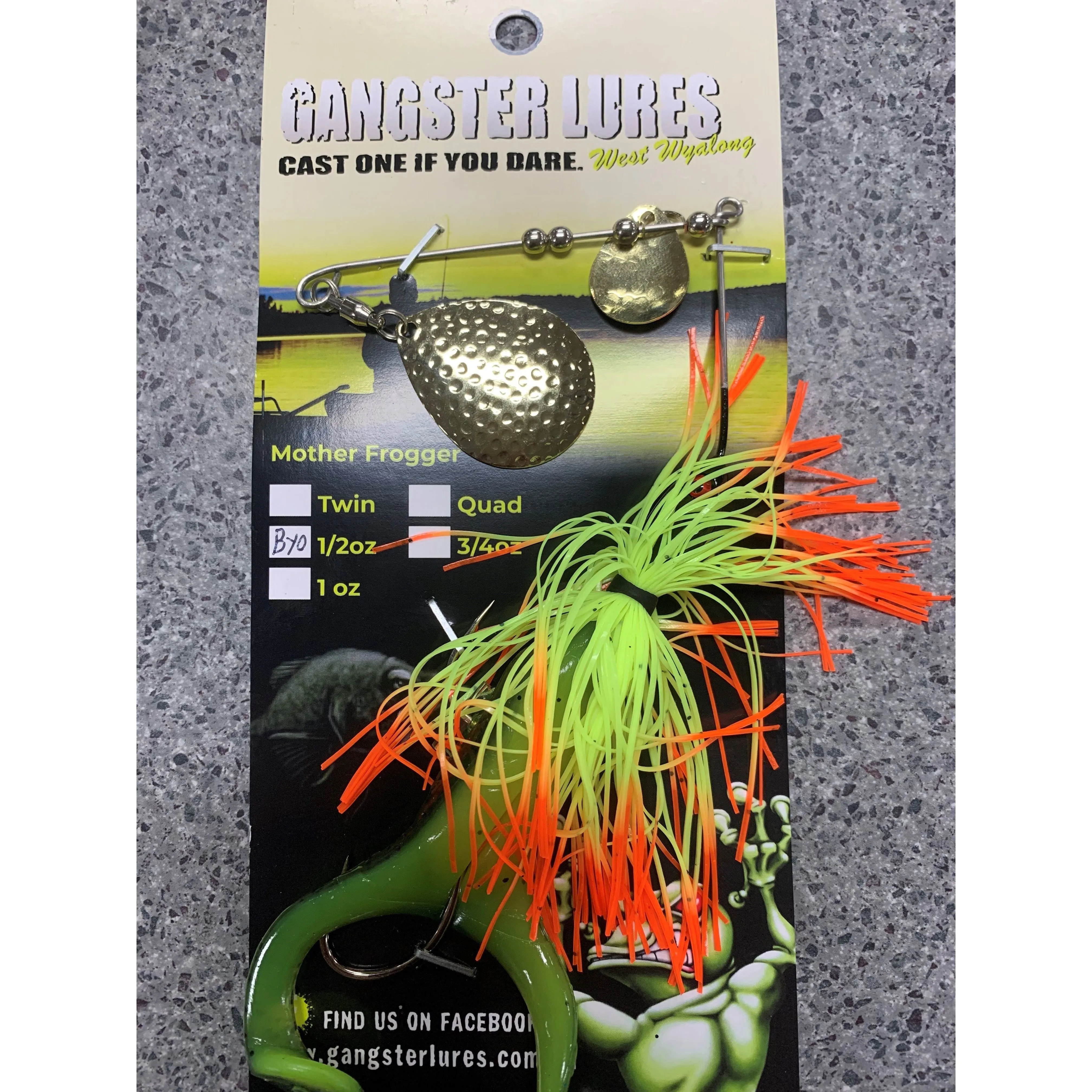 Gangster Lures Mother Frogger Spinnerbait 1/2oz