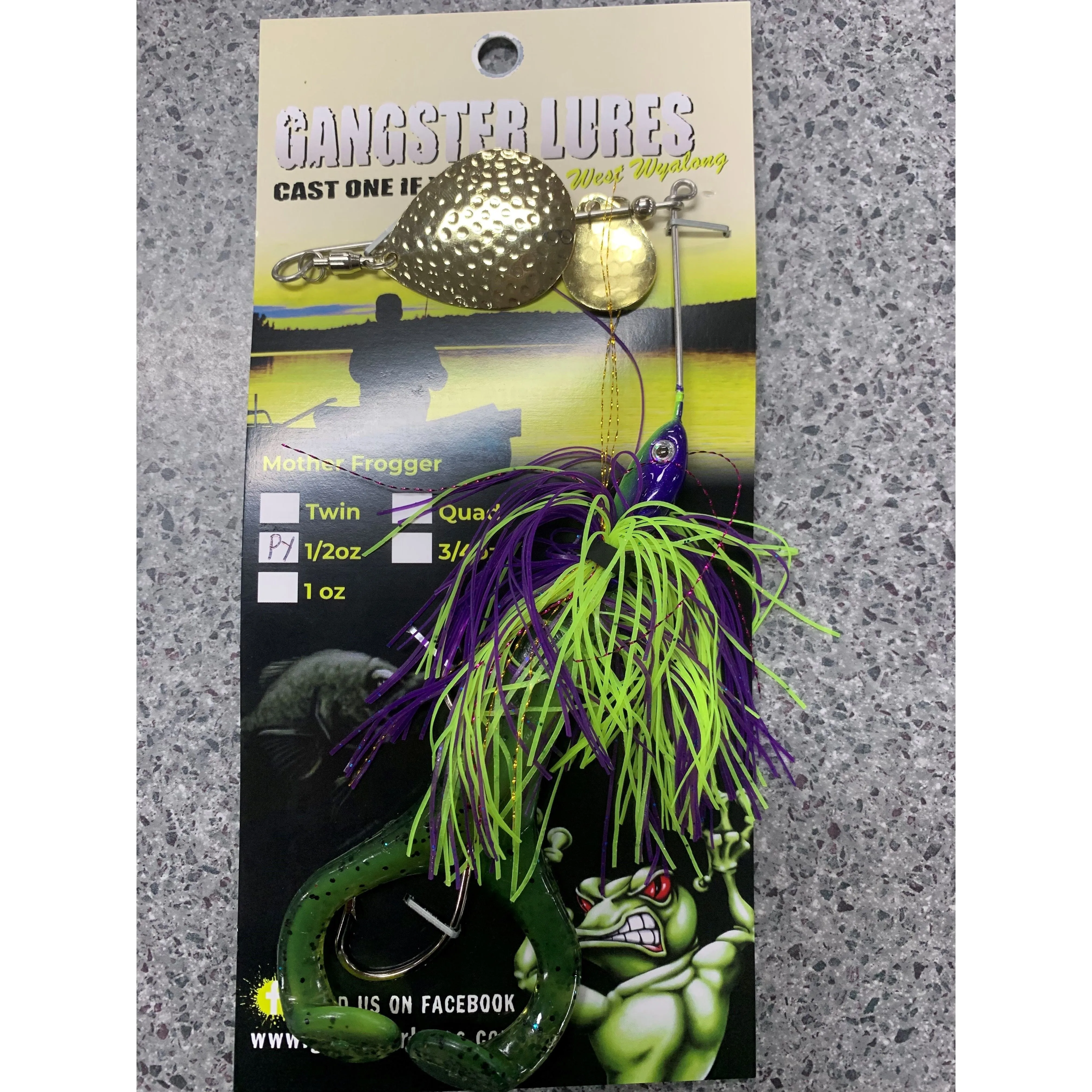 Gangster Lures Mother Frogger Spinnerbait 1/2oz