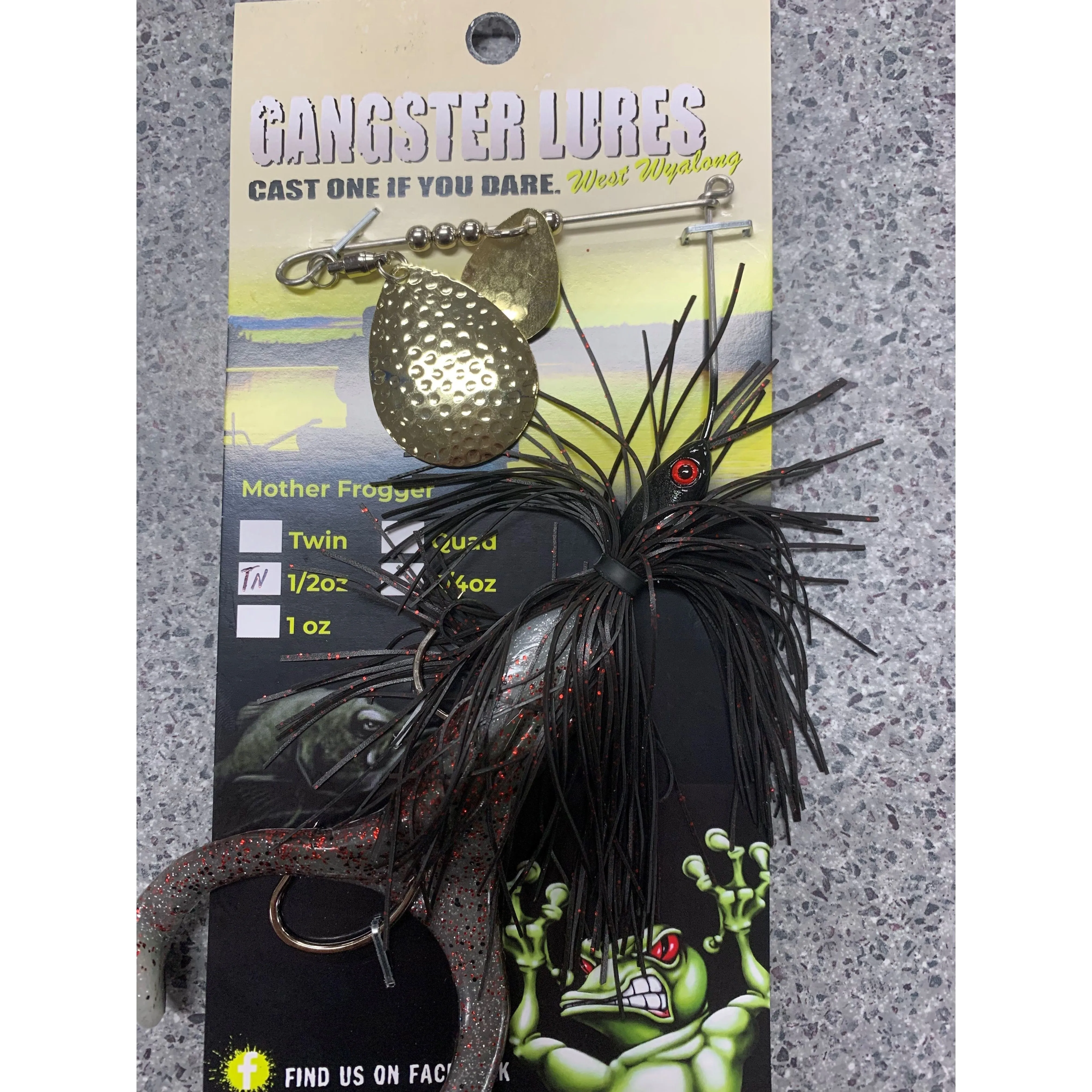 Gangster Lures Mother Frogger Spinnerbait 1/2oz