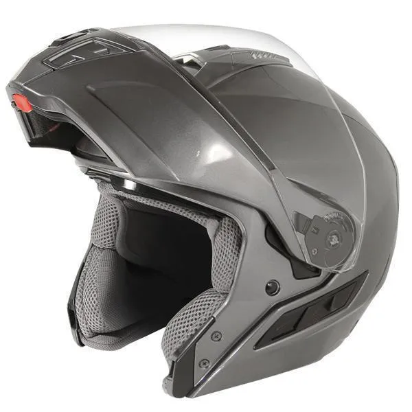 Hawk ST 11121 9GM FX Gun Metal Modular Helmet with Hawk COM-2 Bluetooth Intercom Bundle