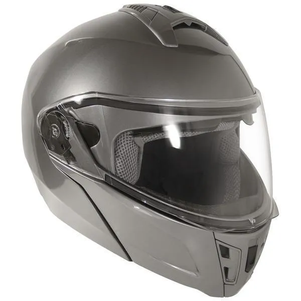 Hawk ST 11121 9GM FX Gun Metal Modular Helmet with Hawk COM-2 Bluetooth Intercom Bundle