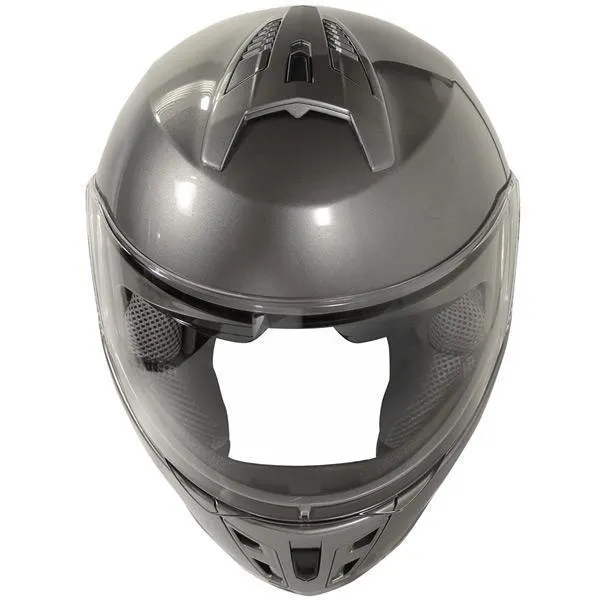 Hawk ST 11121 9GM FX Gun Metal Modular Helmet with Hawk COM-2 Bluetooth Intercom Bundle