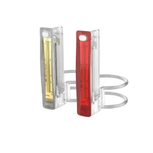 KNOG PLUS LIGHTS TWINPACK  - TRANSLUCENT  White/Red