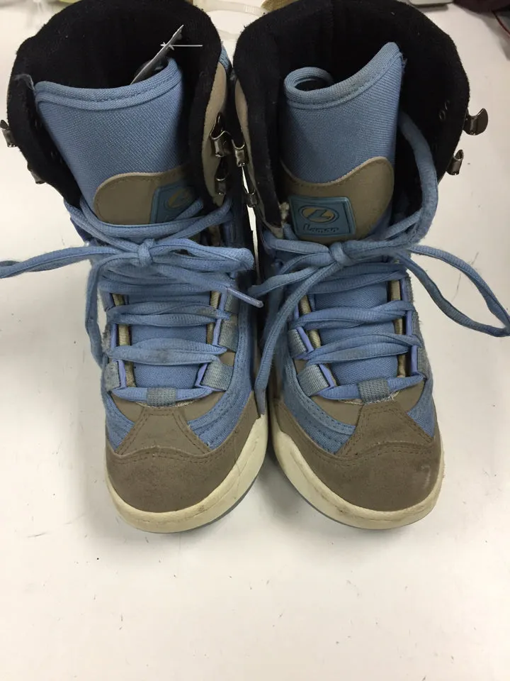 lamar Hetzel Lite grey/blue Womens Size Specific 4 Used Snowboard Boots