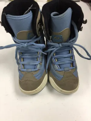 lamar Hetzel Lite grey/blue Womens Size Specific 4 Used Snowboard Boots