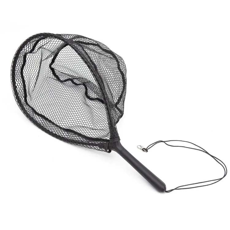 LEO 27560 Hanging Plastic Flying Fishing Handwriting Net Single Section Fish Net(Black)