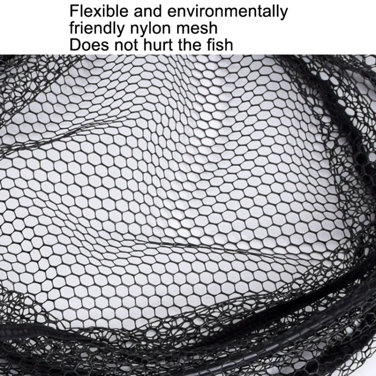LEO 27560 Hanging Plastic Flying Fishing Handwriting Net Single Section Fish Net(Black)