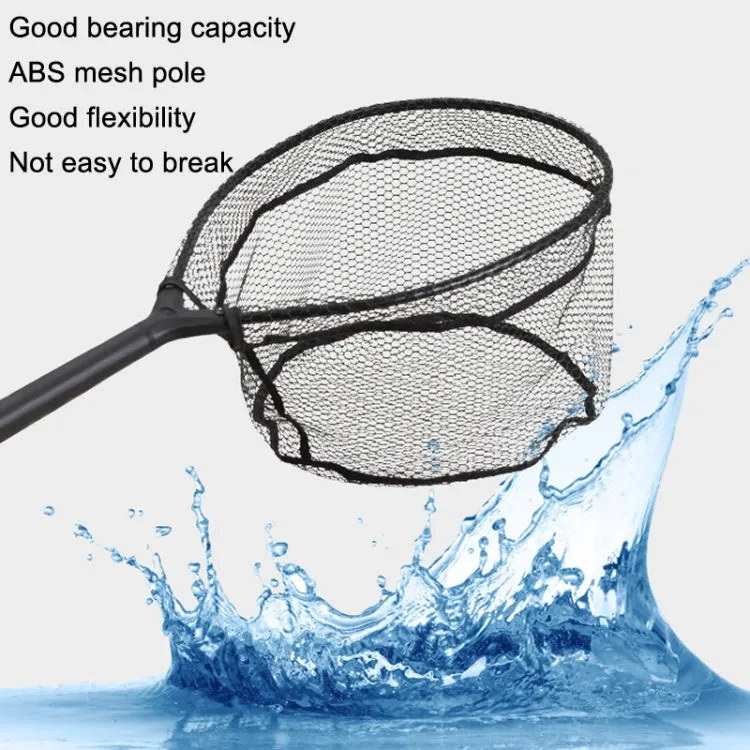LEO 27560 Hanging Plastic Flying Fishing Handwriting Net Single Section Fish Net(Black)