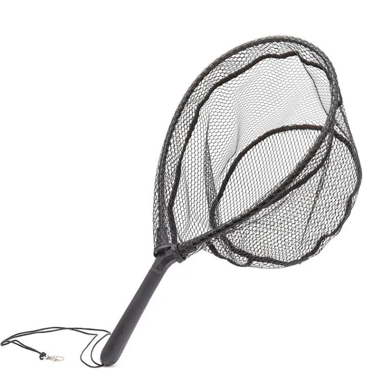 LEO 27560 Hanging Plastic Flying Fishing Handwriting Net Single Section Fish Net(Black)
