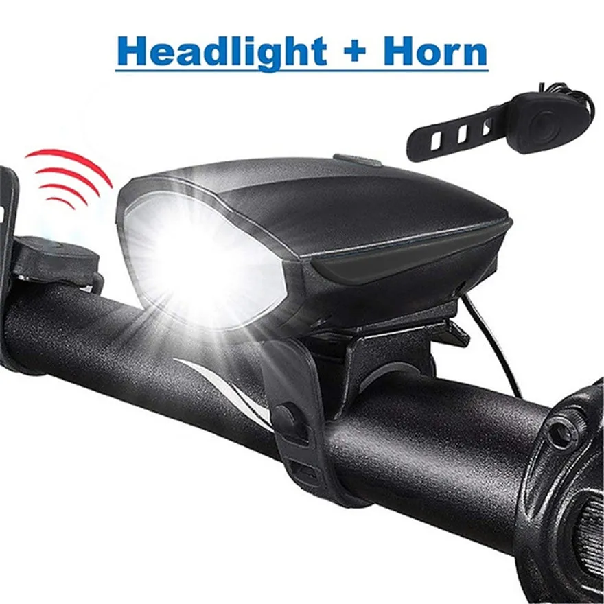 Non-Rechargeable Bicycle LED Light With Horn
