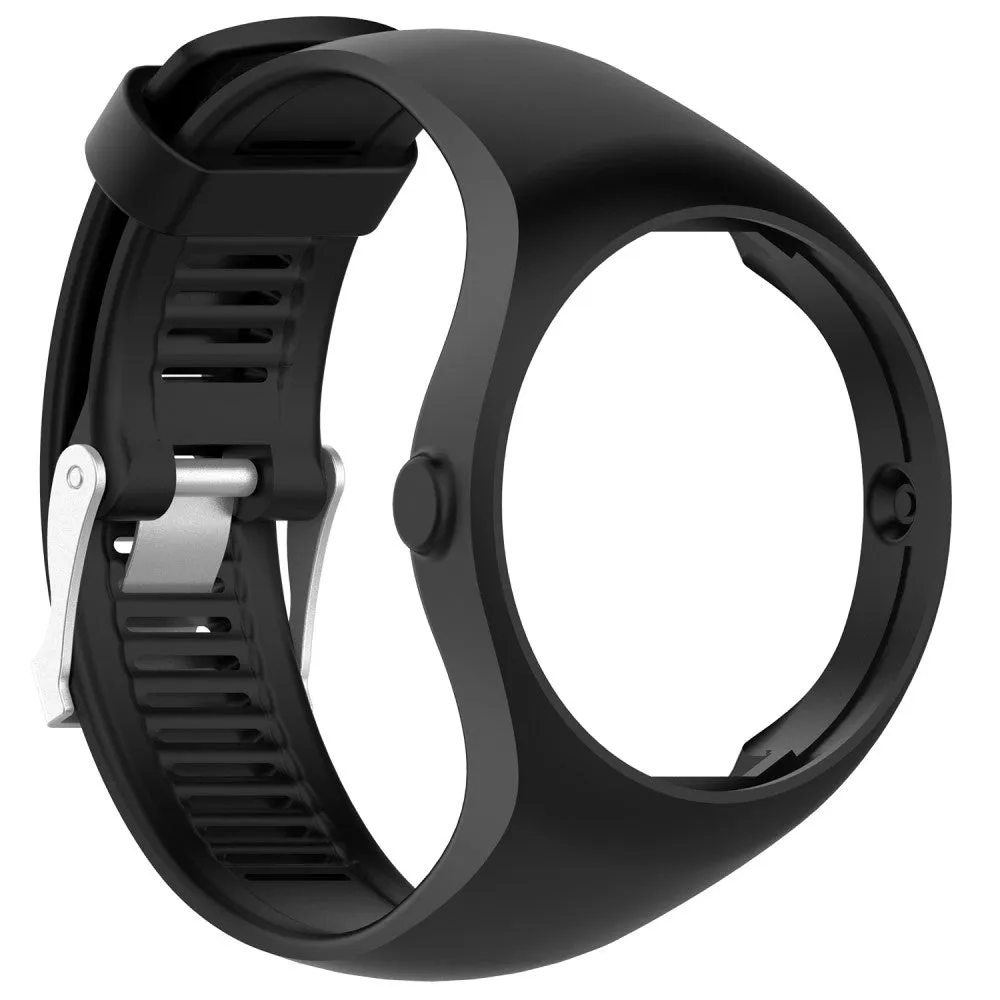 Polar M200 replacement silicone strap - black