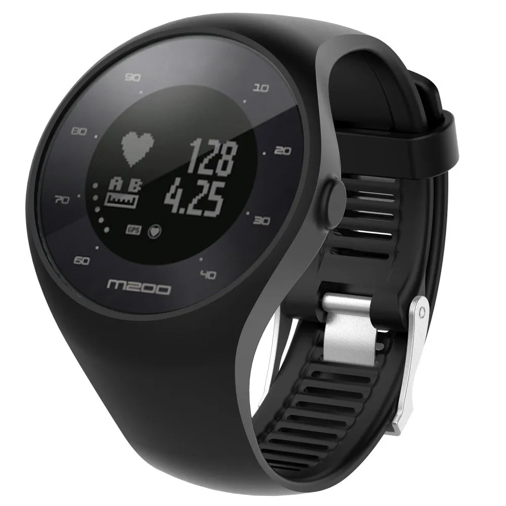 Polar M200 replacement silicone strap - black