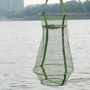 Portable Fishing Net - 3 Layer Small Nylon mesh hole design