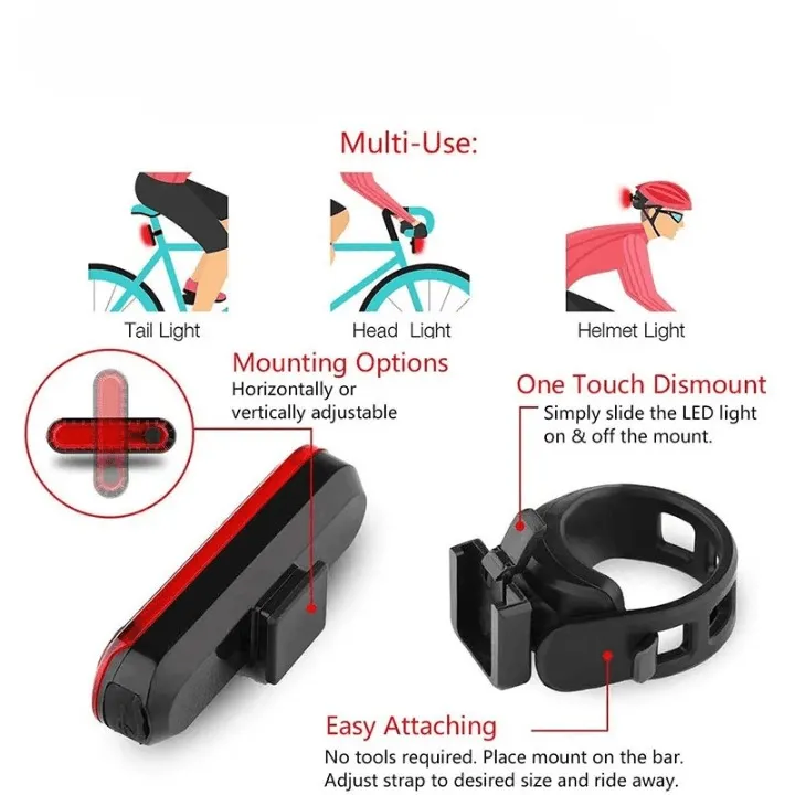 Rechargeable Bike Tail Light