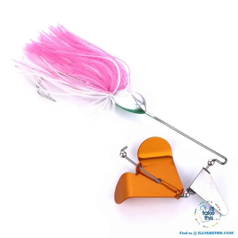 Single Prop Clacker Spinnerbait IDEAL Swisher Buzzbait suit BASS - 4 pack Spinner Fishing Tackle Set
