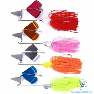 Single Prop Clacker Spinnerbait IDEAL Swisher Buzzbait suit BASS - 4 pack Spinner Fishing Tackle Set