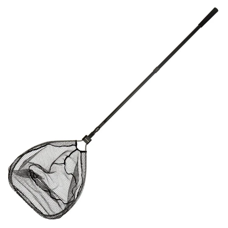 Snowbee Ranger Folding Head Landing Net Bank/Boat Net - Telescopic Handle - Medium
