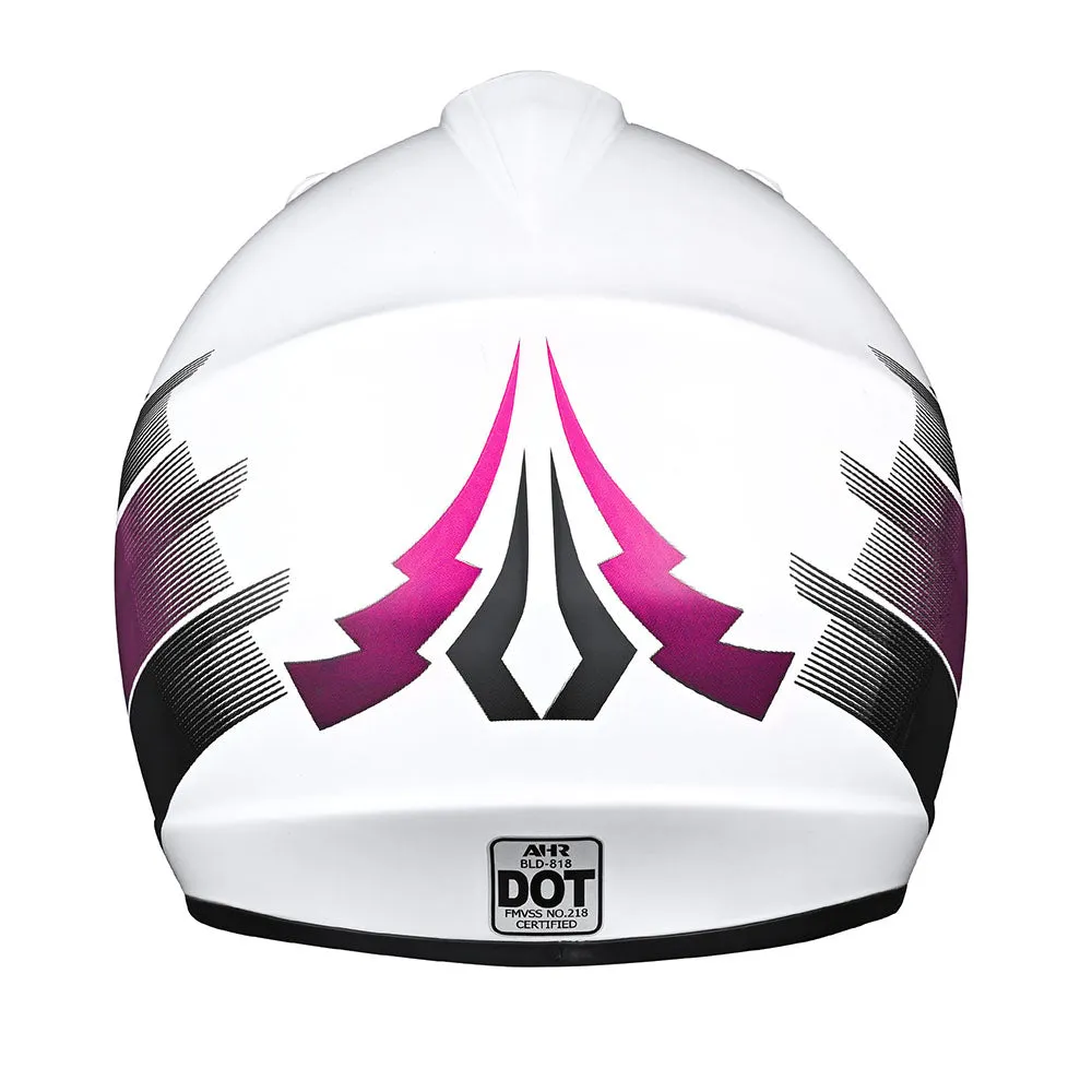 TheLAShop H-VEN12 Youth Dirt Bike Helmet DOT Pink