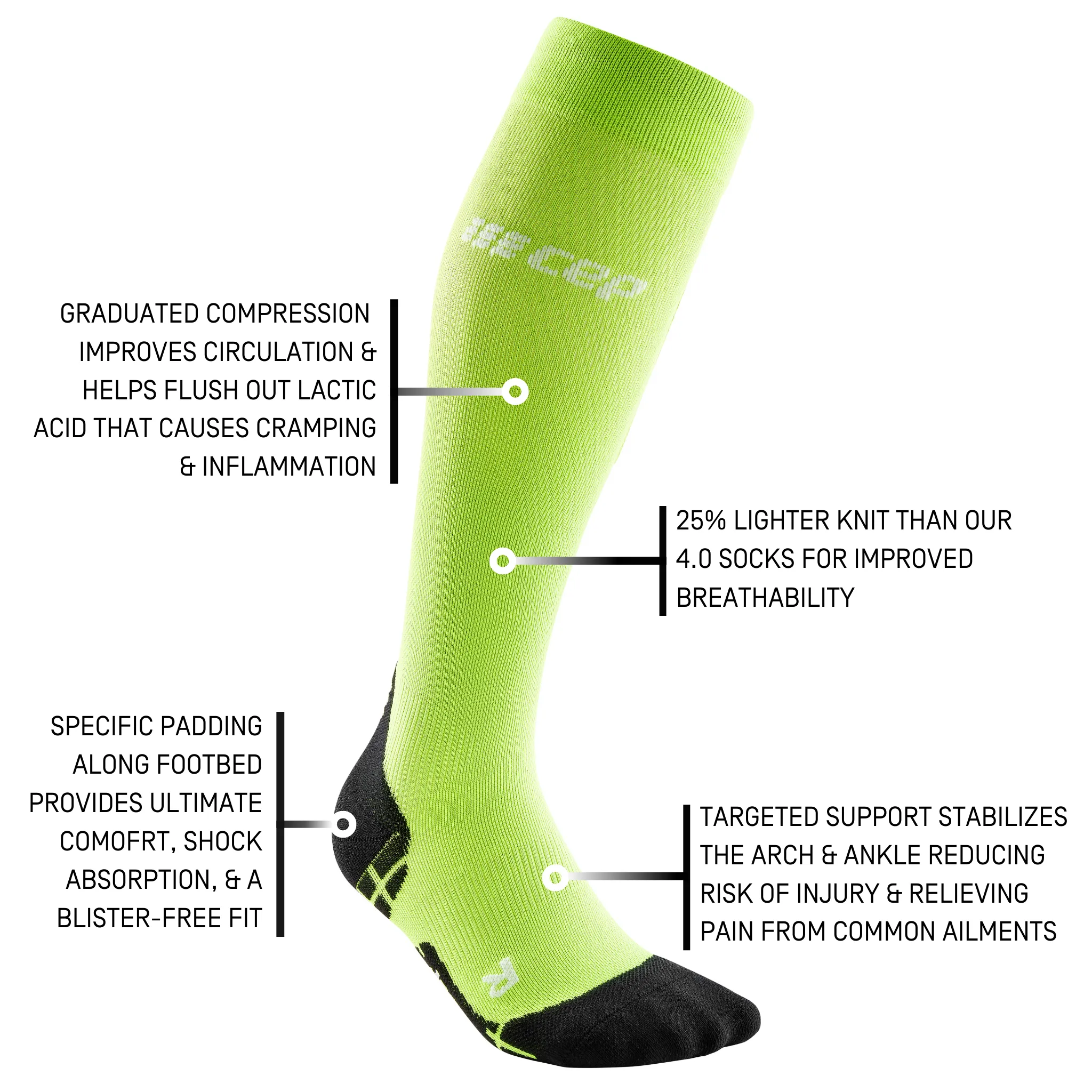 Ultralight Tall Compression Socks, Women