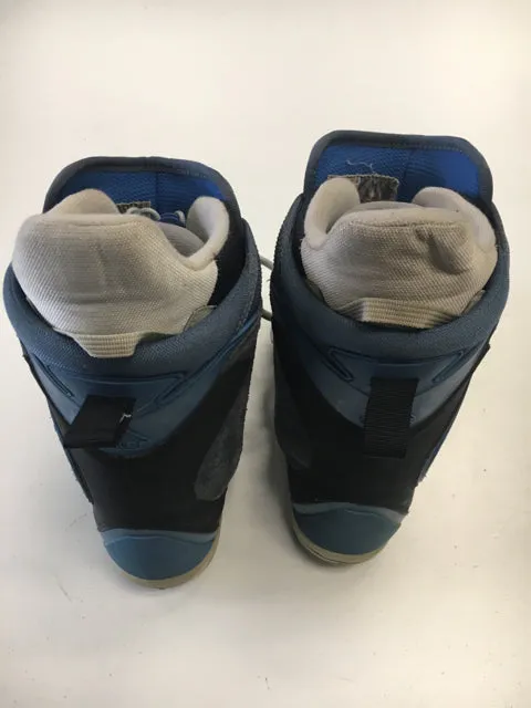 Used Burton Ruler Blue/Grey Womens Size 6.5 Snowboard Boots