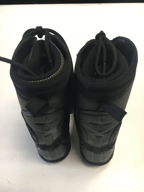 Used LTD Black Mens Size 4 Snowboard Boots