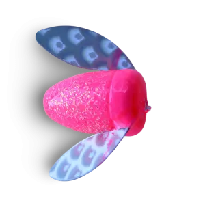 Yakima Bait Spin-N-Glo - Glitter Pink & Mylar Wing