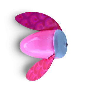Yakima Bait Spin-N-Glo - Pearl Pink & Mylar Pink Wing