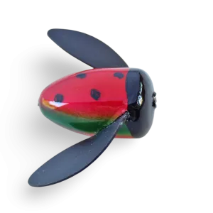 Yakima Bait Spin-N-Glo - Rainbow Green & Black Wing